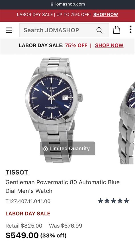 is jomashop legit for watches